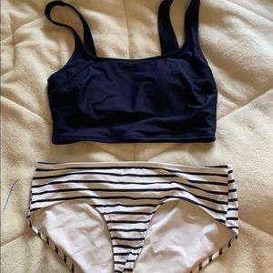 Aerie longline bikini top and bottoms